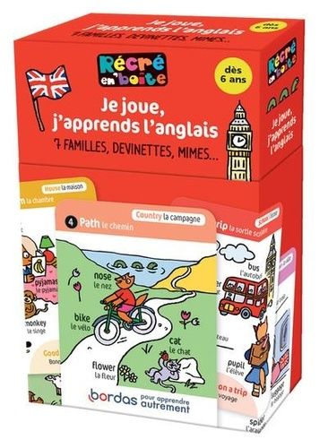 Je joue, j'apprends l'anglais - 7 familles, devinettes, mimes...