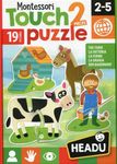 Montessori pierwsze puzzle Farma