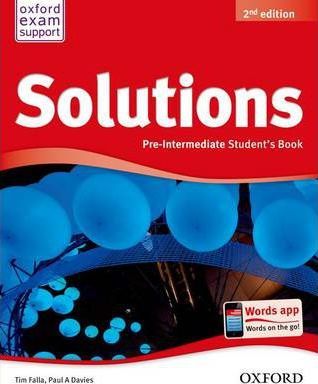 Solutions: Pre-Intermediate: Student's Book Solutions: Pre-Intermediate: Student's Book