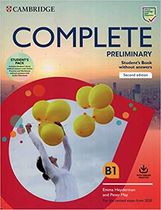 Complete Preliminary Student's Book Pack (SB wo Answers w Online Practice and WB wo Answers w Audio Download): For the Revised Exam from 2020
