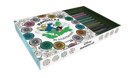 Mandalas Disney - 80 illustrations, avec 10 crayons en bois Mandalas Disney - 80 illustrations, avec 10 crayons en bois