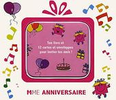 Boîte madame anniversaire - Ton livre et 12 cartes et enveloppes pour inviter tes amis !