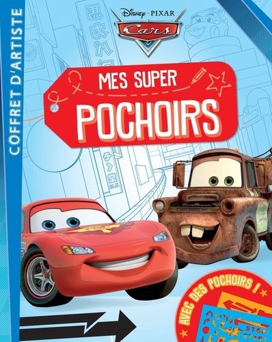 Mes super pochoirs Cars - Coffret récréation (+ pochoirs)