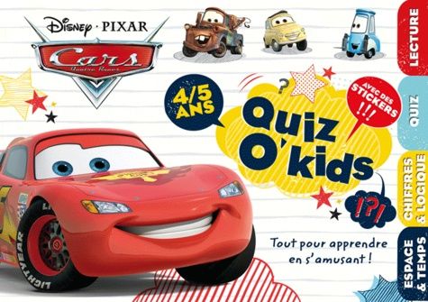 Quiz o'kids cars 4/5 ans - Tout pour apprendre en s'amusant