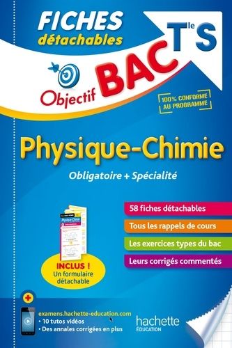 Fiches détachables physique-chimie Tle S