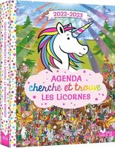 Agenda cherche et trouve - Les licornes
