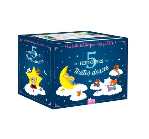 La bibliothèque des petits - 5 histoires toutes douces - Coffret en 5 volumes : Bonne nuit ; Je t'aime tant ; Papa bisous ; Quand je serai grand ! ; Super souricette et les dents du bonheur !