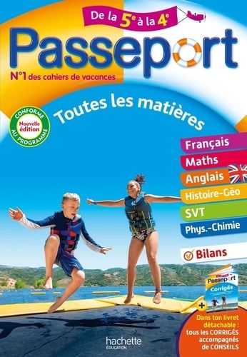 Passeport Toutes les matières de la 5e à la 4e