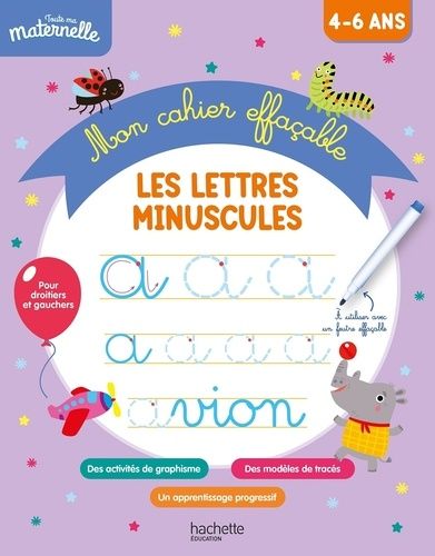 Mon cahier effaçable : Les lettres minuscules