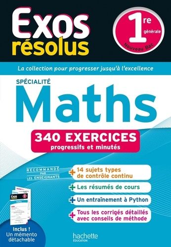 Maths Spécialité 1re générale