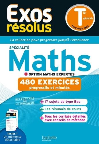 Maths Spécialité + Option Maths expertes Tle générale