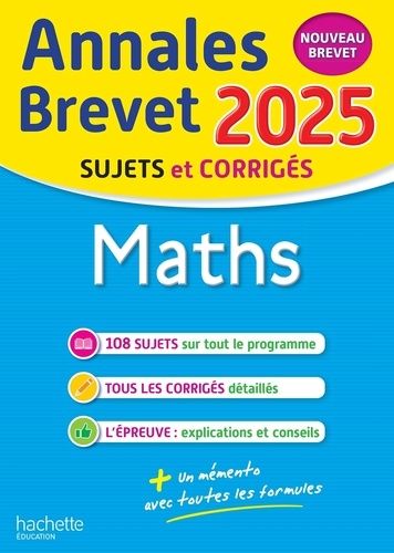 Maths 3e Annales Brevet - Nouveau brevet