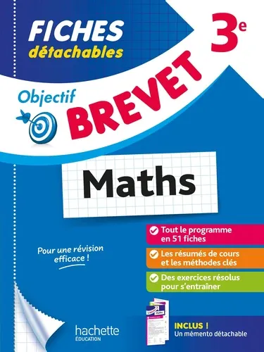 Maths 3e. Fiches détachables Maths 3e. Fiches détachables