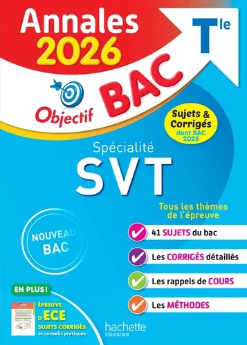 Spécialité SVT Tle. Sujets & corrigés Edition 2026