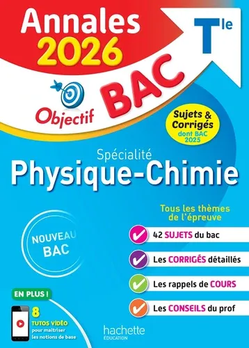 Spécialité Physique - Chimie Tle. Sujets & corrigés Edition 2026 Spécialité Physique - Chimie Tle. Sujets & corrigés Edition 2026