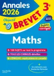 Maths 3e. Sujets & corrigés Edition 2026