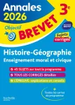 Histoire - Géographie, Enseignement moral et civique. Sujets & corrigés Edition 2026 Histoire - Géographie, Enseignement moral et civique. Sujets & corrigés Edition 2026