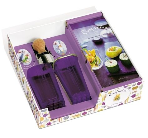 Croq'apéro - Coffret un coup'légumes et un petit évideur