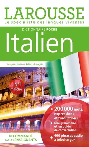 Dictionnaire Larousse poche italien français - italien / italien - français