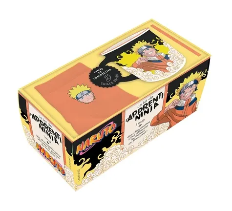 Le kit de l'apprenti ninja Naruto. Coffret avec 1 paire de chaussettes et 1 joli mug Le kit de l'apprenti ninja Naruto. Coffret avec 1 paire de chaussettes et 1 joli mug