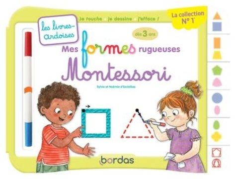 Mes formes rugueuses Montessori - Avec un feutre effaçable