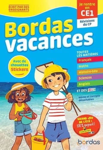 Bordas vacances - je rentre en ce1 Bordas vacances - je rentre en ce1