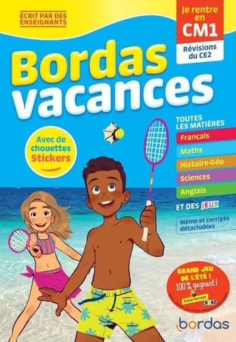 Bordas vacances - je rentre en cm1 Bordas vacances - je rentre en cm1