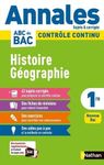 Histoire Géographie 1re - Sujets & corrigés