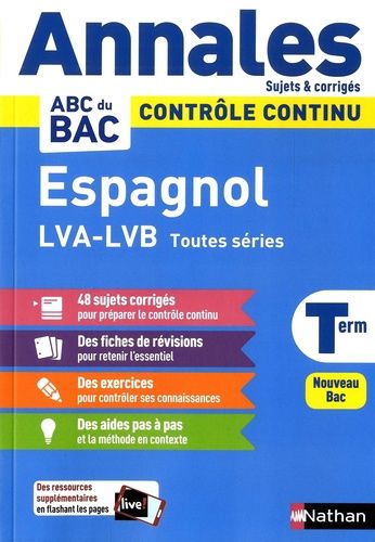 Espagnol LVA-LVB Tle toutes séries