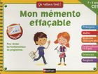 Mon mémento effaçable - CE1 7-8 ans