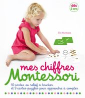 Mes chiffres Montessori - Avec 1 livret d'activités "15 activités Montessori autour des chiffres", 10 cartes en relief et 9 cartes-puzzles pour apprendre à compter