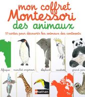 Mon coffret Montessori des animaux - 57 cartes pour découvrir les animaux des continents