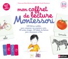 Mon coffret de lecture Montessori - Avec 30 cartes images, 120 lettres mobiles, 30 tickets de lecture et 1 casier de rangement des lettres