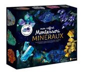 Mon coffret Montessori minéraux - Avec 1 améthyste, 1 lapis-lazuli, 1 livret, 1 carnet, 63 cartes