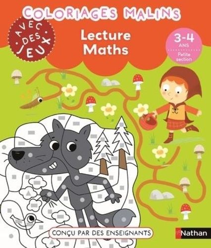 Coloriages malins - Lecture Maths - 3-4 ans - Petite section