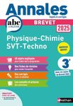 Physique-Chimie - Sciences de la vie et de la Terre - Technologie 3e - Sujets & corrigés