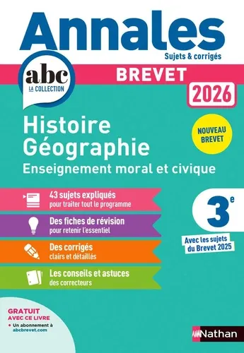 Histoire Géographie EMC 3e Edition 2026 Histoire Géographie EMC 3e Edition 2026