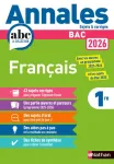 Français 1re. Sujets & corrigés Edition 2026