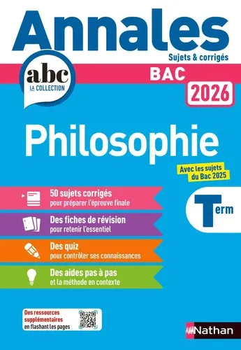 Philosophie Tle. Sujets & corrigés Edition 2026 Philosophie Tle. Sujets & corrigés Edition 2026