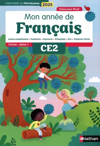 Mon année de français CE2. Fichier - élève 1 Edition 2025