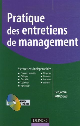 Pratique des entretiens de management - 9 entretiens indispensables