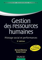 Gestion des ressources humaines - Pilotage social et performances