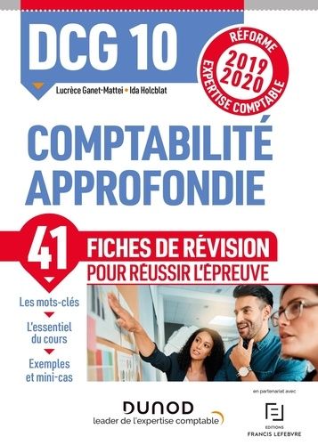 Comptabilité approfondie DCG 10 - Fiches de révision