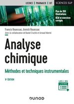 Analyse chimique - Méthodes et techniques instrumentales Analyse chimique - Méthodes et techniques instrumentales