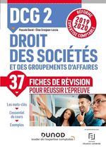 Droit des sociétés et des groupements d'affaires DCG 2 - Fiches de révision