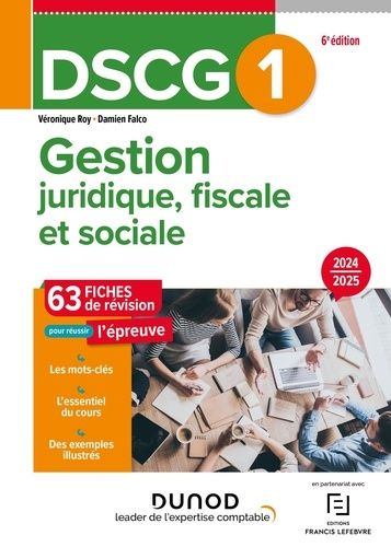 Gestion juridique, fiscale et sociale DSCG 1