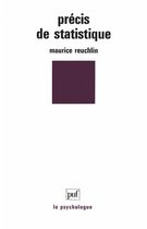 PRECIS DE STATISTIQUE. - Présentation notionnelle, 6ème édition 1994 PRECIS DE STATISTIQUE. - Présentation notionnelle, 6ème édition 1994