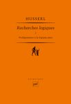 Recherches logiques. - Tome 1, Prolégomènes à la logique pure