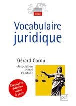 Vocabulaire juridique