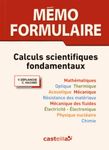 Mémo formulaire - Calculs scientifiques fondamentaux